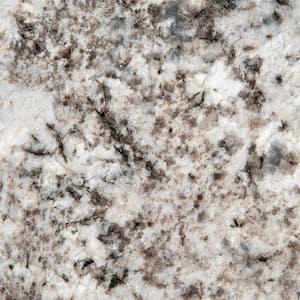 3 in. x 3 in. Granite Countertop Sample in Mirage White