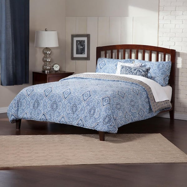 AFI Richmond Walnut Queen Platform Bed with Open Foot Board