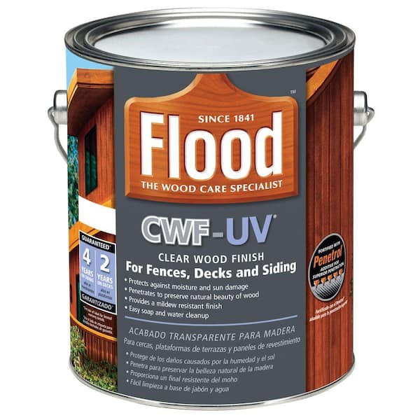 Flood 1 gal. Clear CWF-UV Exterior Wood Finish