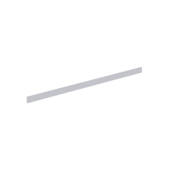J COLLECTION Milton 3 in. W x 96 in. H Cabinet Filler in Light Gray