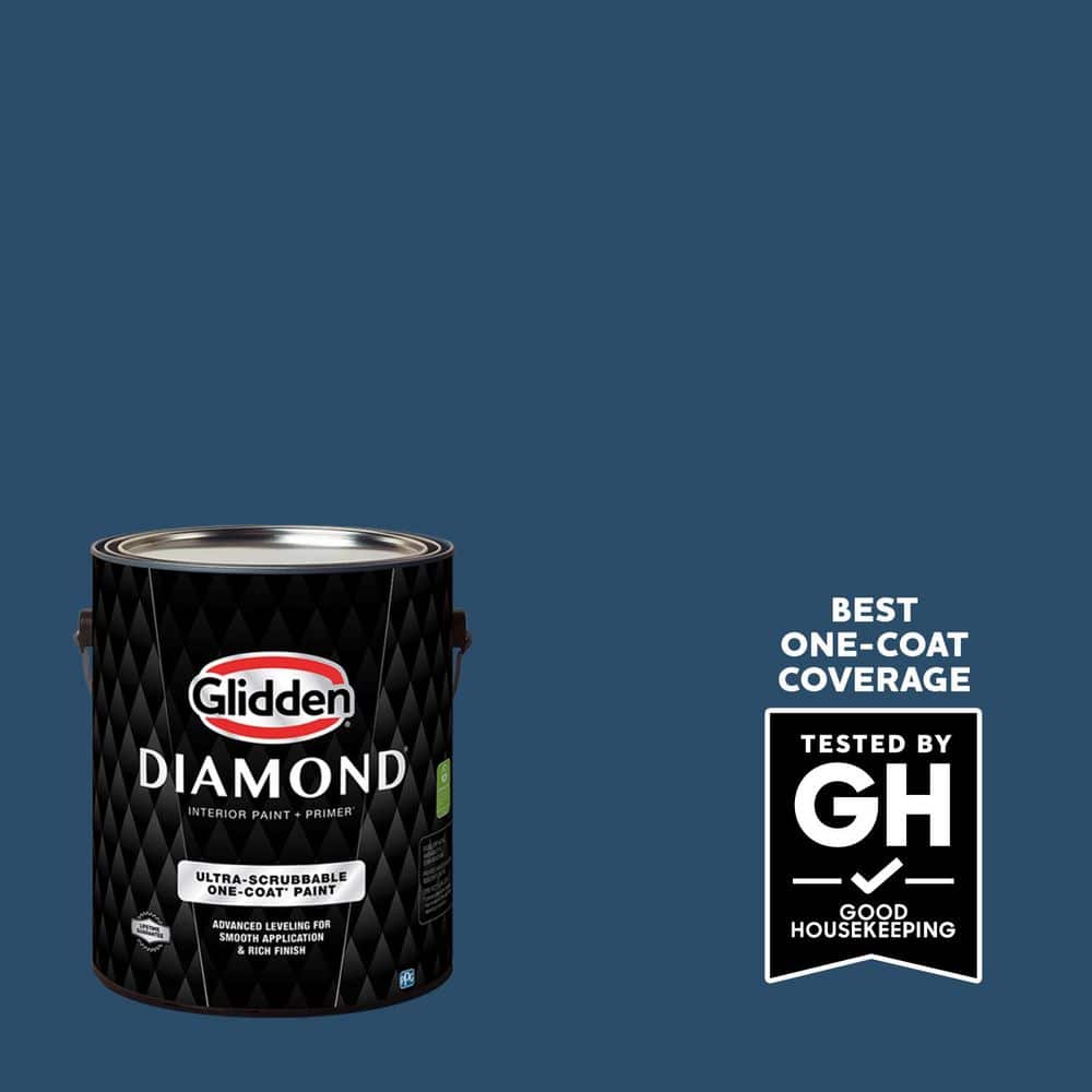Glidden Diamond 1 gal. PPG1156-7 Celestial Blue Flat Interior