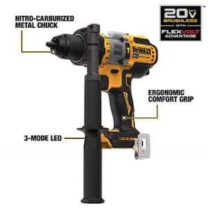 20V MAX Lithium-Ion Cordless Brushless 5 Tool Combo Kit with (2) 4.0Ah Batteries and Charger