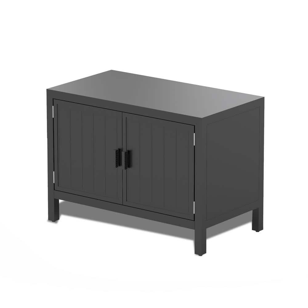 48 Gal. Aluminum Deck Box, Kitchen Storage Island, Freestanding Outdoor Pre