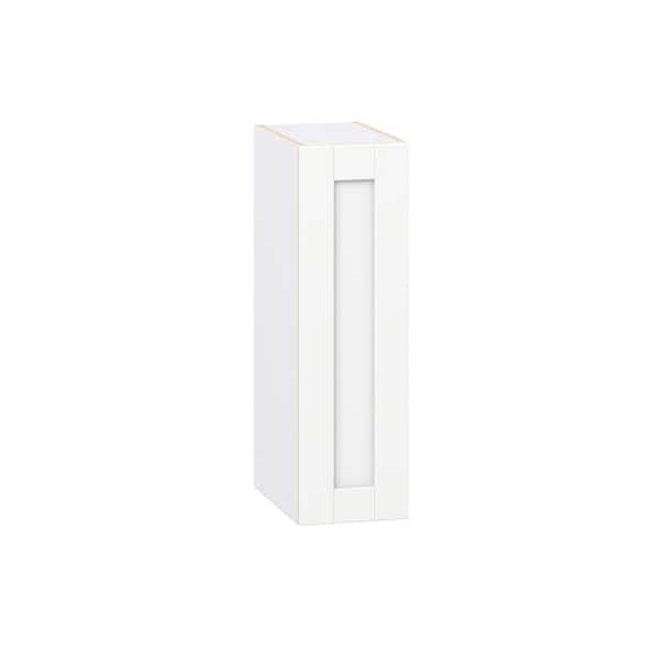 Milton 9 in. W x 14 in. D x 30 in. H Assembled Shaker Wall Kitchen Cabinet in Bright White