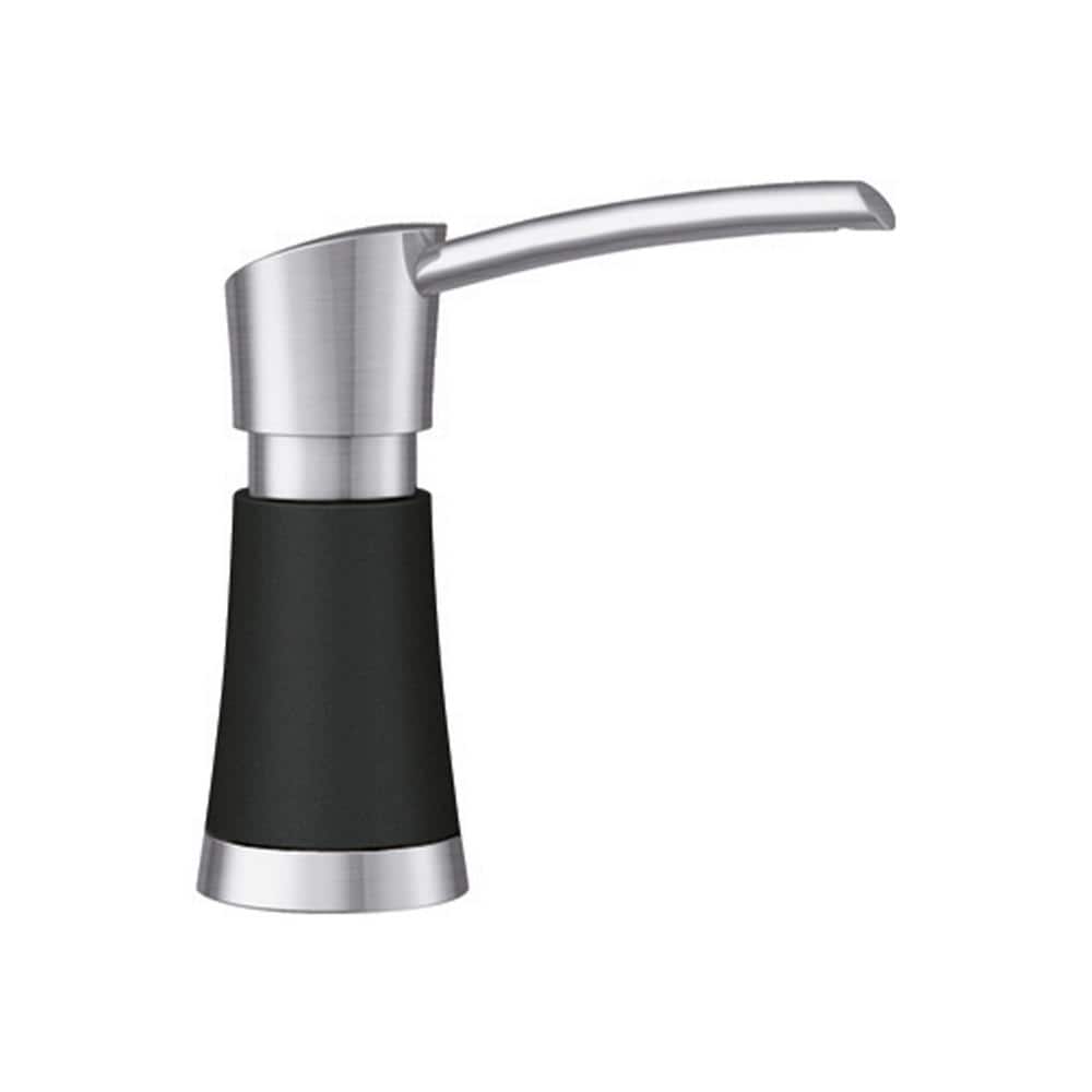 Artona Soap Dispenser in Coal Black/Stainless
