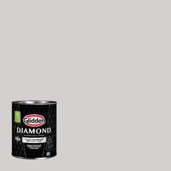 Glidden Diamond 1 qt. PPG0995-2 Ancient Cloud Semi-Gloss Interior Paint with Primer