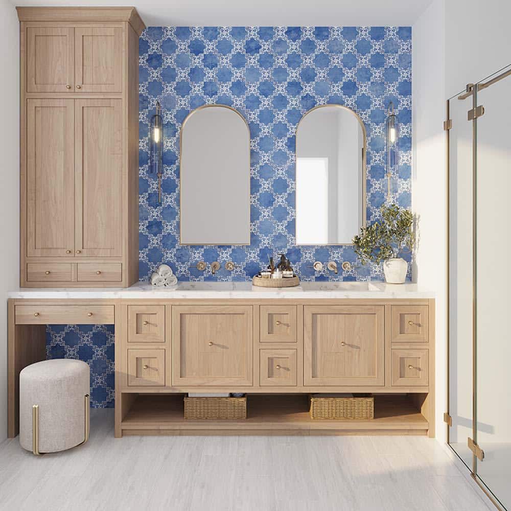 Siena 5.35'' W x 5.35'' L Ceramic Singular Tile
