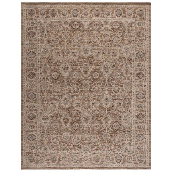 Crystal 8 ft. x 10 ft. Yellow Persian Area Rug