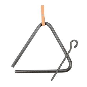 Handcrafted 10 in. Medium Dinner Triangle Hammered Steel