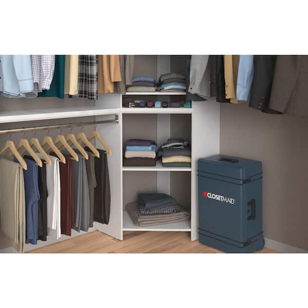 ClosetMaid Impressions 63.61 in. W White Adjustable 22-Shelf 6