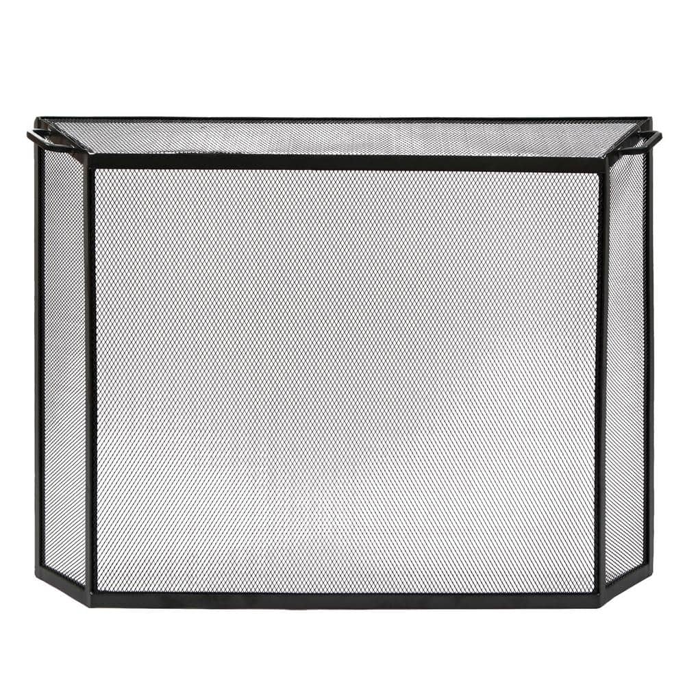 AUNMAS Fireplace Mesh Screen Curtain, Stainless Steel Spark Guard with  Scroll Design Replacement Screens Accessory for Stove and Fireplace (24 *  22in) - Yahoo Shopping