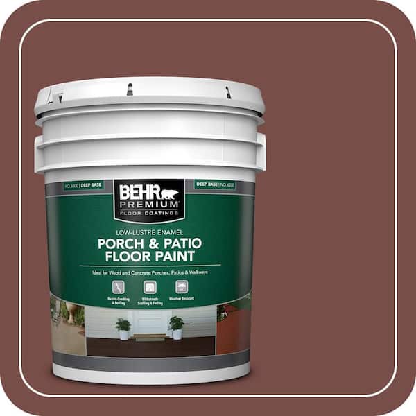 5 gal. #170F-7 Leather Bound Low-Lustre Enamel Interior/Exterior Porch and Patio Floor Paint