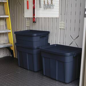 Roughneck 31-Gal. Rugged Stackable Storage Tote Container (6-Pack)