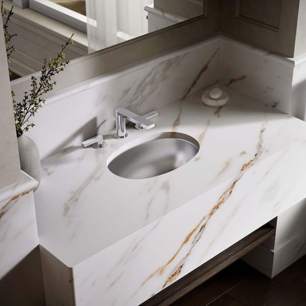 KOHLER Bolero Undermount Stainless Steal Bathroom Sink with