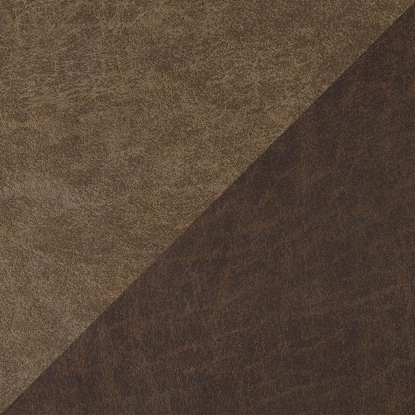 Lazzara Anslee 73 in. W Brown Microfiber Double Glider Reclining