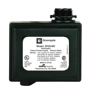 20 Amp 120/277-Volt Heavy-Duty Switchpack Compatible with Magnetic/Electronic Ballasts