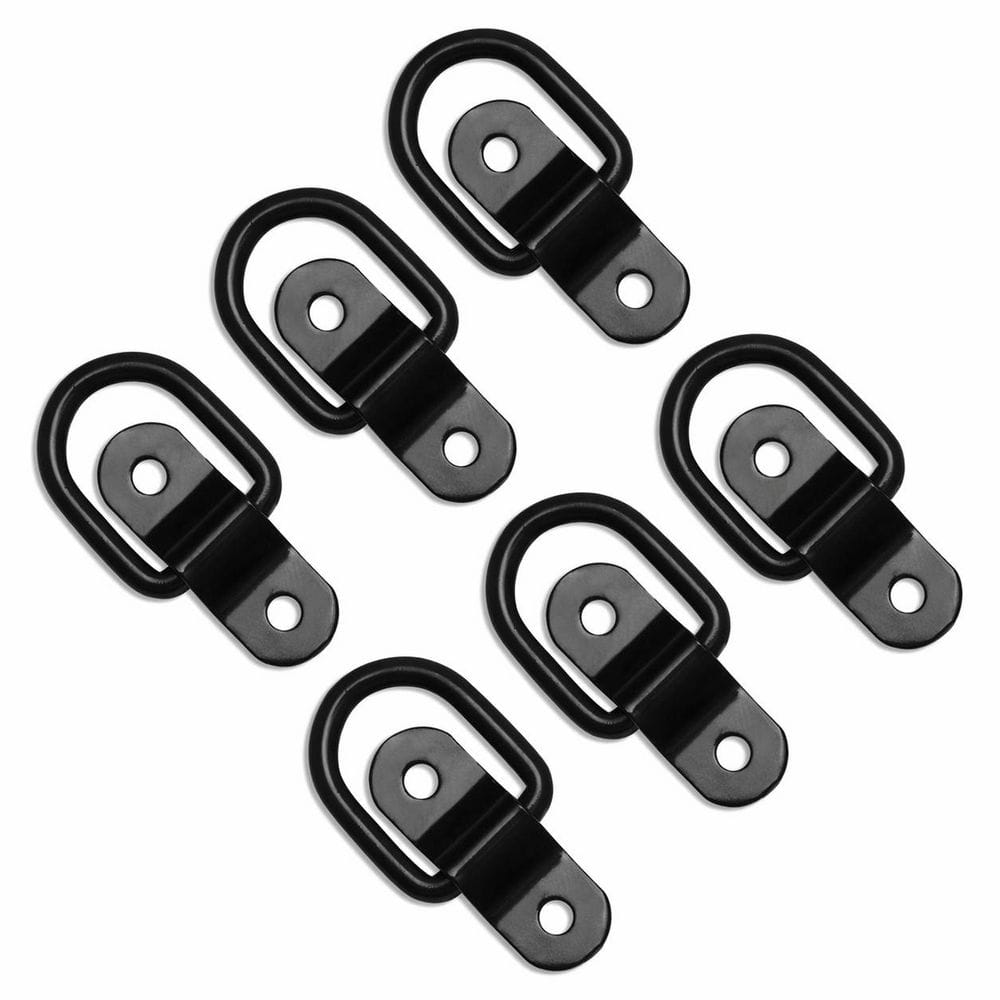 6-Piece 1/4 Inch Steel D Ring Tie Down Anchors Heavy Duty Galvanized Hooks for Trailers Trucks Cargo Securement price history on PriceWatchPro
