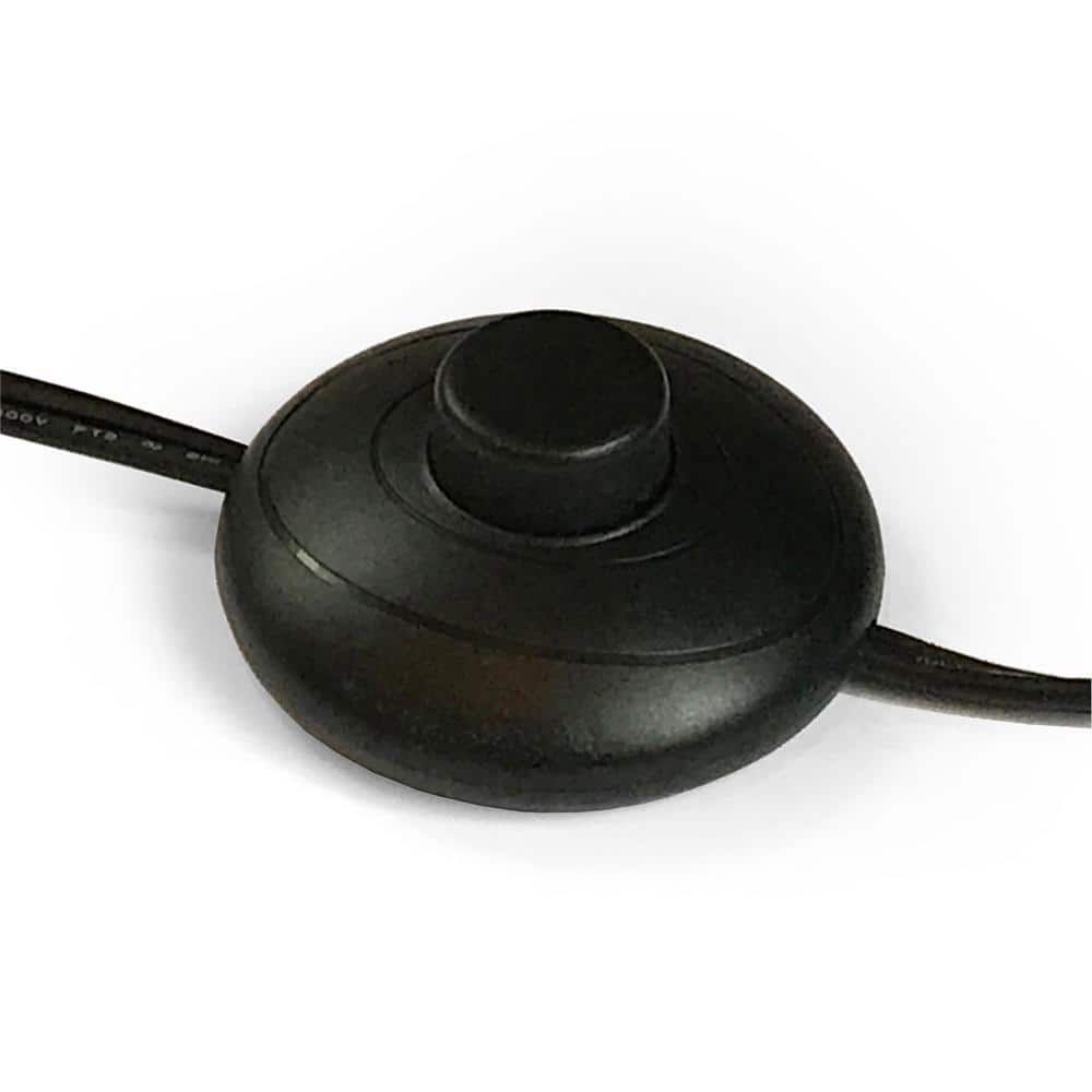 67.75" Blackened Bronze Floor Lamp with White Glass Shade