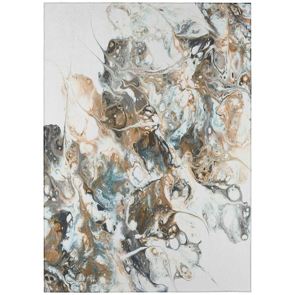 Addison Rugs Copeland Volcano 9 ft. x 12 ft. Abstract Area Rug