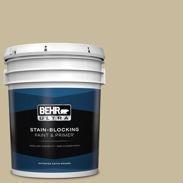 BEHR ULTRA 5 gal. #760D-4 Lion Satin Enamel Exterior Paint & Primer