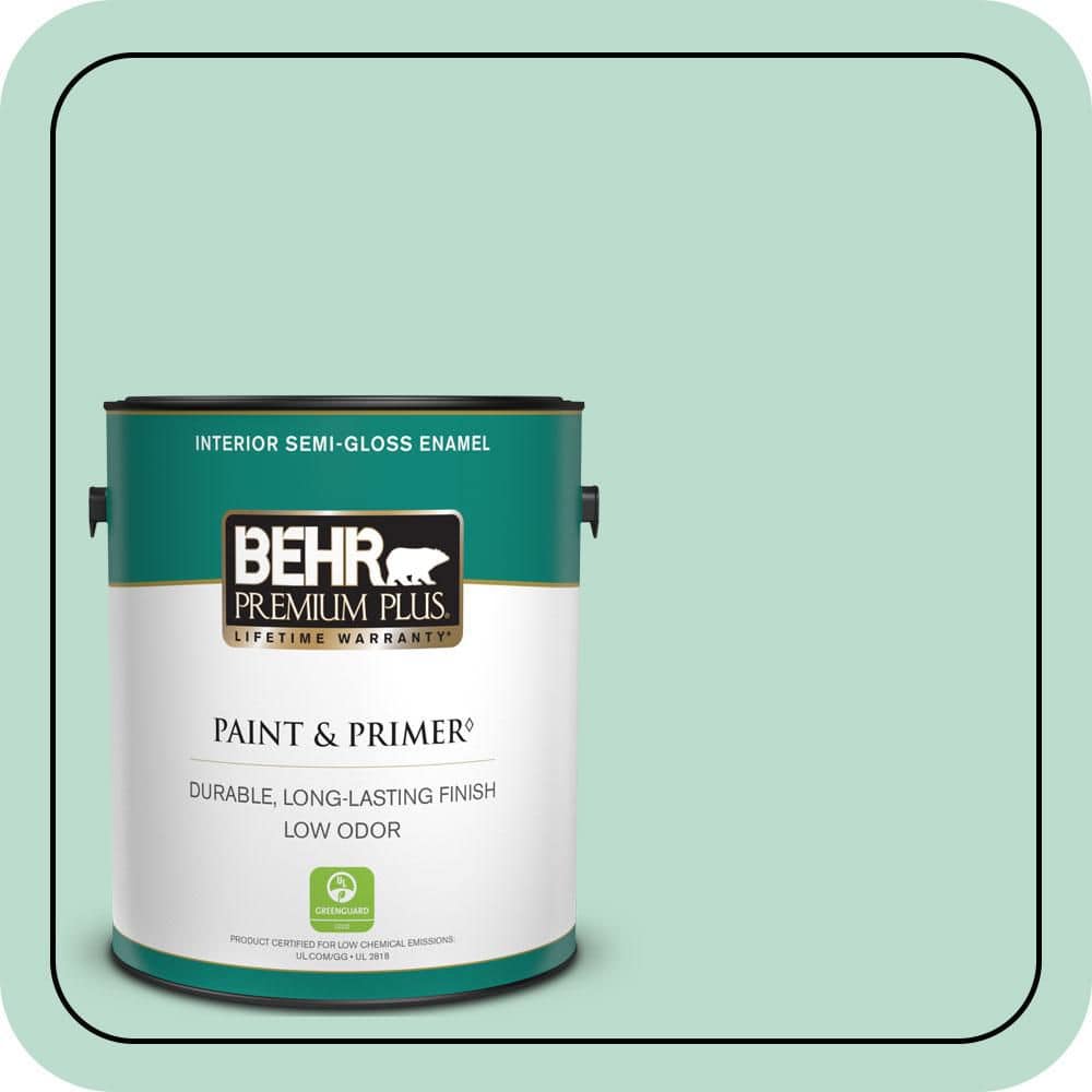 1 gal. #M420-3 Mirador Semi-Gloss Enamel Low Odor Interior Paint & Primer price history on PriceWatchPro