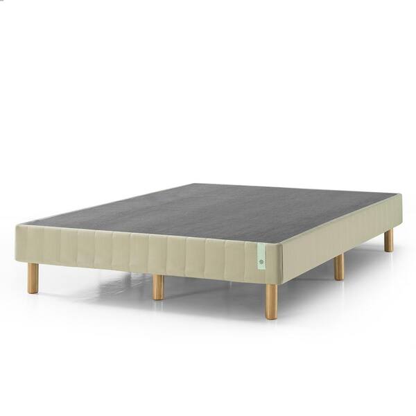 Zinus GOOD DESIGN Winner - Justina Beige Twin XL 14 In. Quick Snap Standing Mattress Foundation