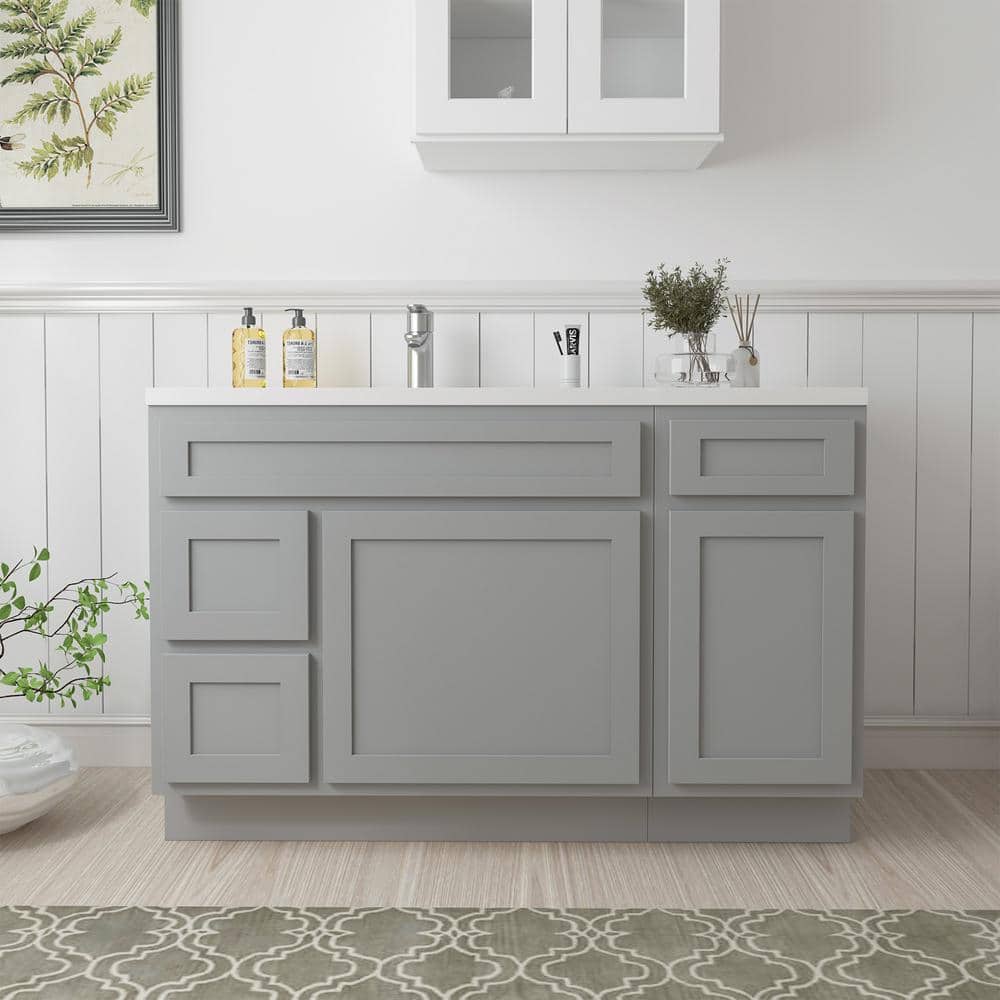 Vanity Art Montclair 51 in. 2-Door and 3-Drawer Freestanding