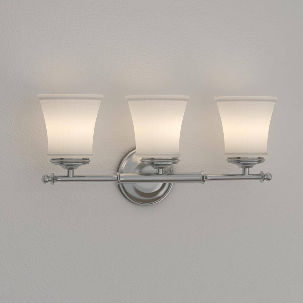 Polished Chrome 21" Contemporary Vanity Light Fixture