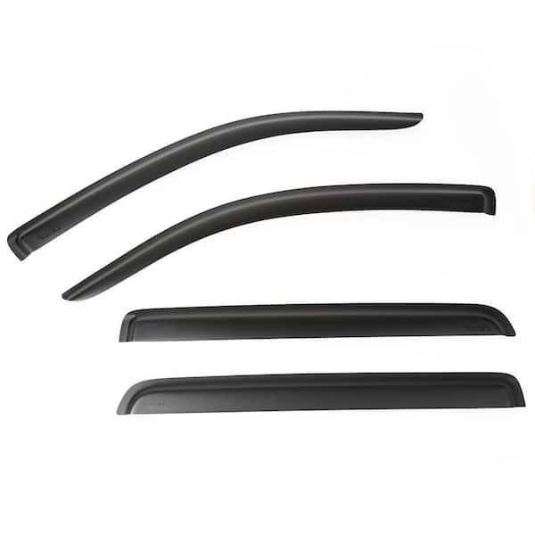 Rugged Ridge Matte Black Window Visor Kit 07-14 Toyota Tundra CrewMax Pickup