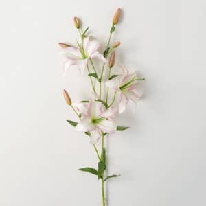 53 " Artificial Blush Lily Spray