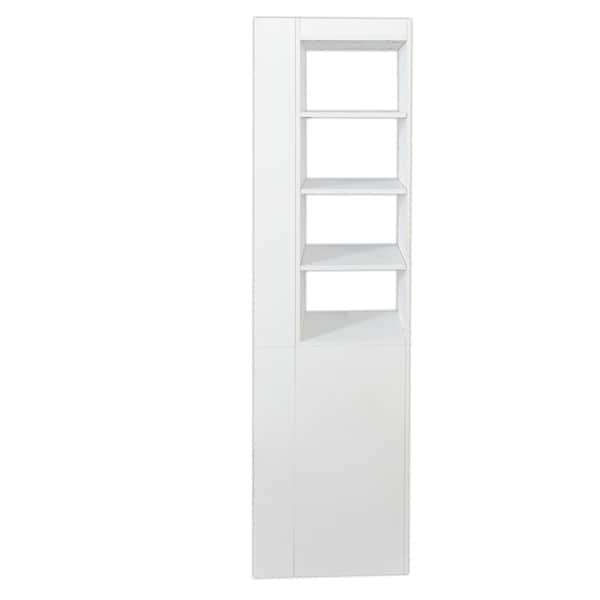 70.87 H Display Storage Cabinet 4 Tier Shelf 3 Side Drawers and 4 Small Display Shelves for Living Room Home Office