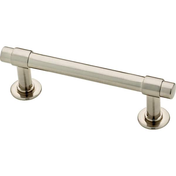 Francisco 3 in. (76 mm) Classic Satin Nickel Bar Cabinet Pull