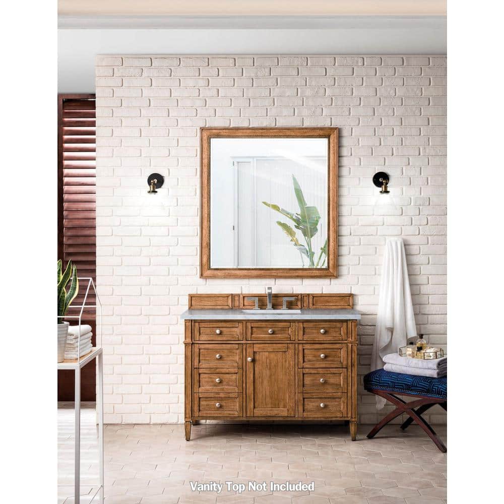Brittany 60" Saddle Brown Single Freestanding Vanity Base