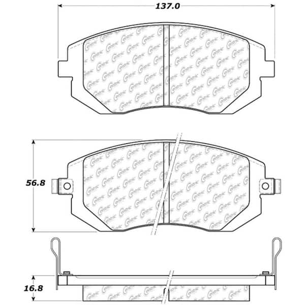 Centric Parts Disc Brake Pad Set