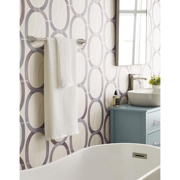 Mulholland 24 in. (610 mm) L Towel Bar in Brushed Nickel