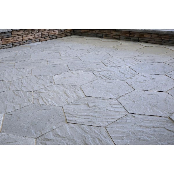 Nantucket Pavers Honeycomb 20 in. x 18 in. Hexagon Gray Concrete Paver Kit (48-Pieces/94 sq. ft./Pallet)