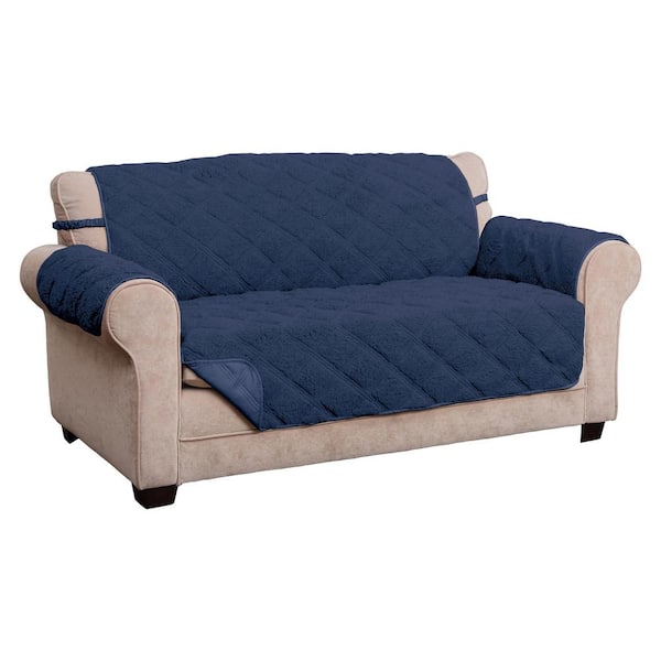 Innovative Textile Solutions Hudson Navy Waterproof Sofa Furniture Cover