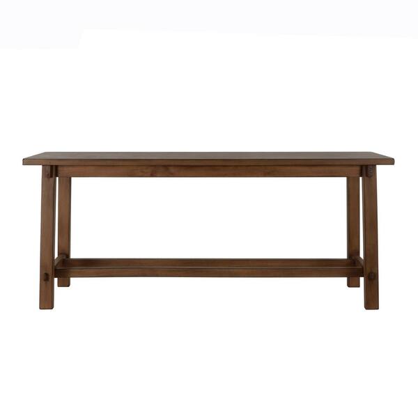 Decor Therapy Kyoto Natural Wood Bench