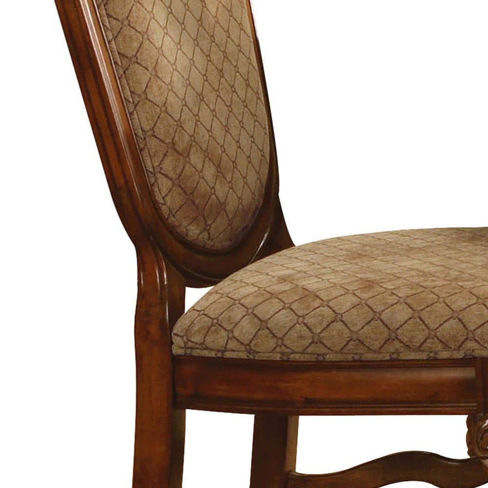 Chateau De Ville Cherry Upholstered Counter Height Side Chair Set