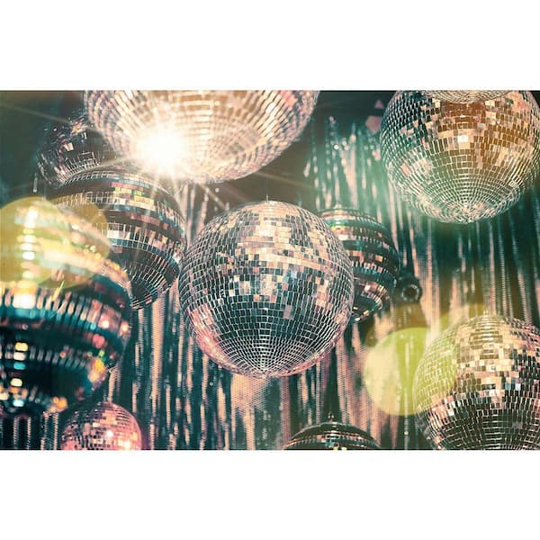 VENICE BEACH Collections Vintage Disco Balls Photographic by Grotto Studios Unframed Graphic Print Abstract Poster Art Print 24 in. x 36 in.