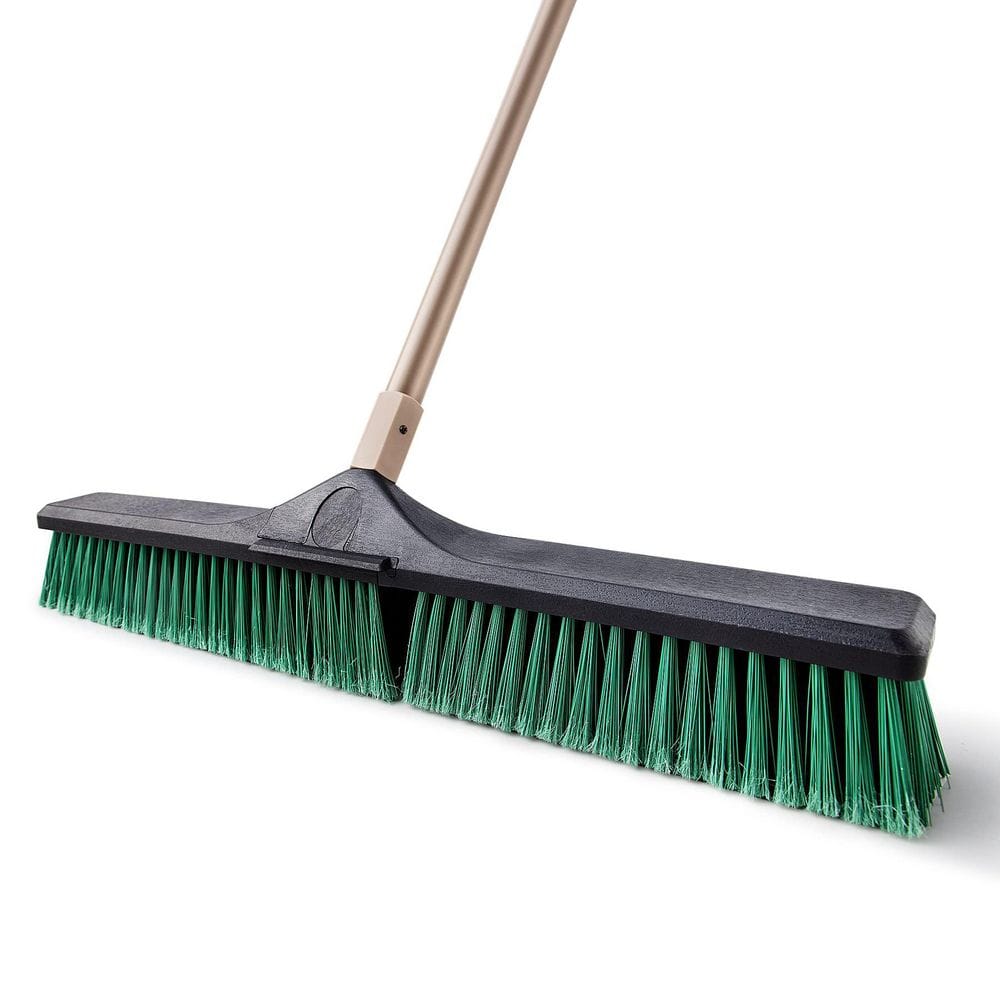 23.6 in. x 66 in. Long Handle Heavy Duty Push Broom Brushes for Sidewalk Driveway Yard Patio Deck Warehouse (1-Pack) price history on PriceWatchPro