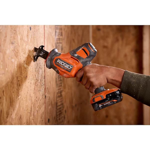 RIDGID 18V Cordless 8-Tool Combo Kit with 2Ah MAX Output Battery