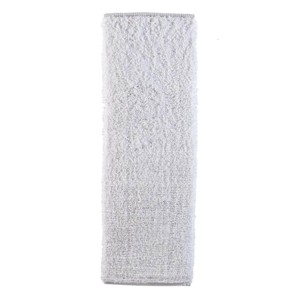 Plush Bath Mat 20 in. x 64 in. Poly Cotton White price history on PriceWatchPro