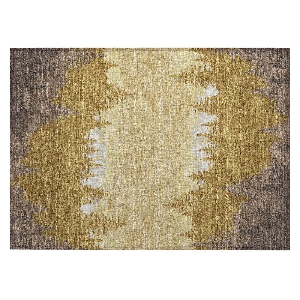 Chantille Machine Washable Indoor/Outdoor Abstract ACN2861 Walnut 2 ft. x 3 ft. Accent Rug price history on PriceWatchPro
