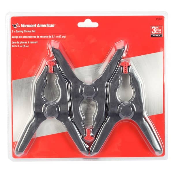 Vermont American 2 in. Spring Clamp Set (3-Pack)