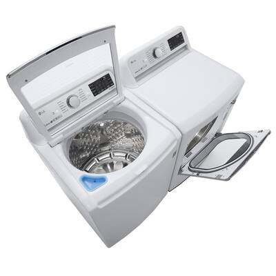 5.5 cu. ft. High Efficiency Mega Capacity Smart Top Load Washer with TurboWash3D and Wi-Fi Enabled in White, ENERGY STAR