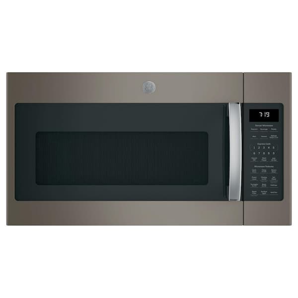 GE 1.9 cu. ft. Over the Range Microwave with Sensor Cooking in Slate, Fingerprint Resistant