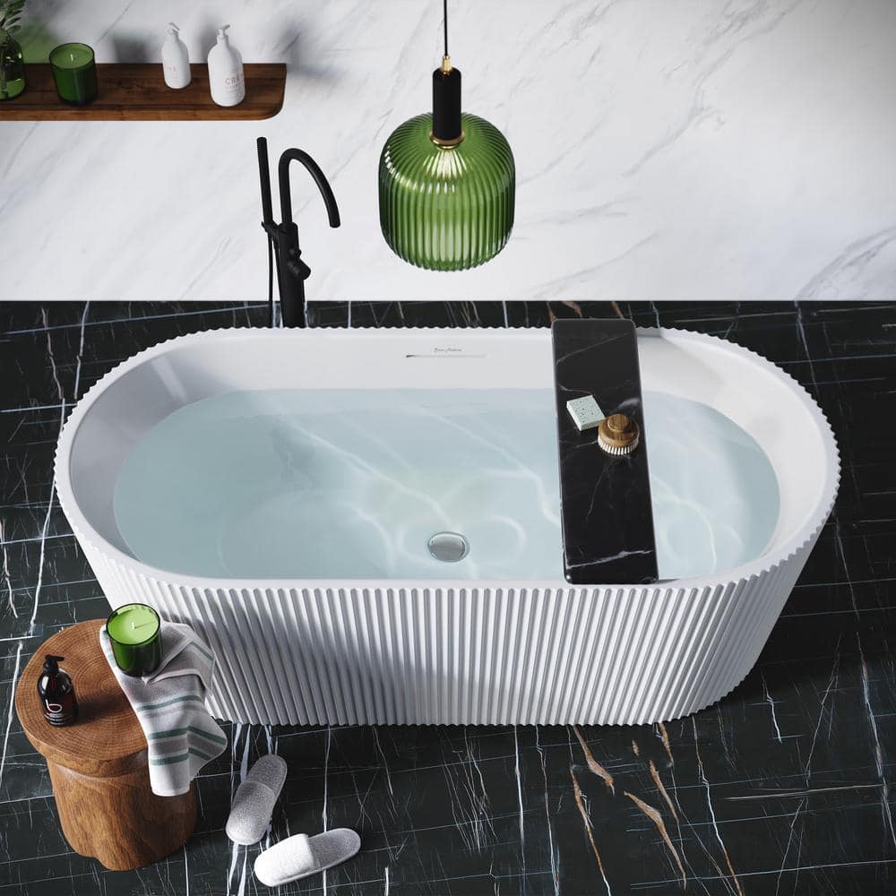 Lafayette 67" White Acrylic Freestanding Bathtub