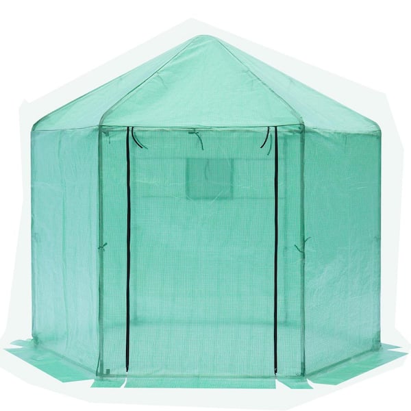 9.2 ft. W x 8.1 ft. D Plastic Metal Shed with Waterproof 74.52 (sq. ft.)