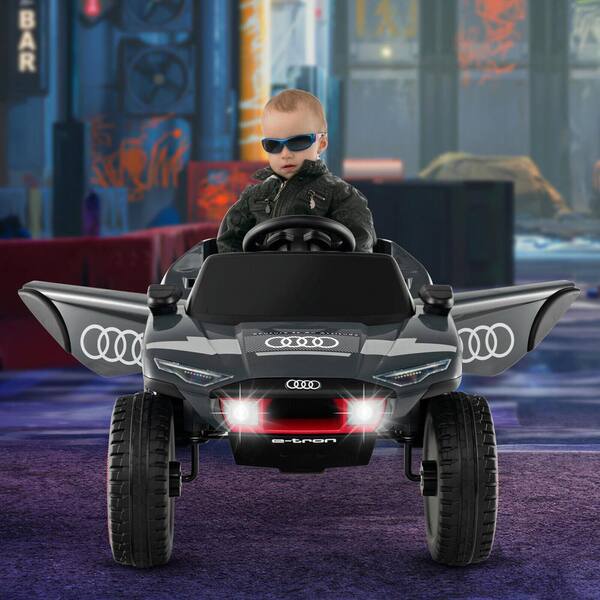 Gymax 11 in. 12V Licensed Audi Kids Ride-On E-torn Racing Gymax 11 in. 12V Licensed Audi Kids Ride-On E-torn Racing